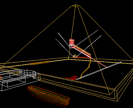 computer generated image of pyramid