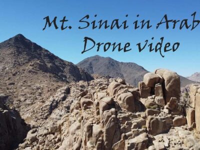 Drone video Mt. Sinai in Arabia